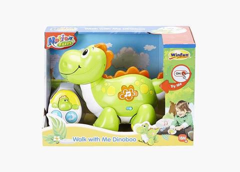 Winfun Walk With Me Dinoboo--لعبة الديناصور المتحرّك