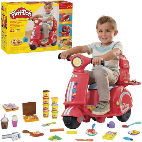 Play-Doh Pizza Delivery Scooter Playset--طقم دراجة توصيل البيتزا