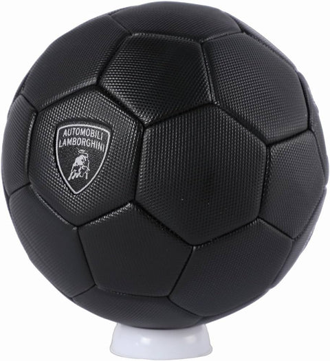 LAMBORGHINI #5 MACHINE SEWING PVC BALL--لامبورجيني كرة قدم اسود مجعد 5 بوصة