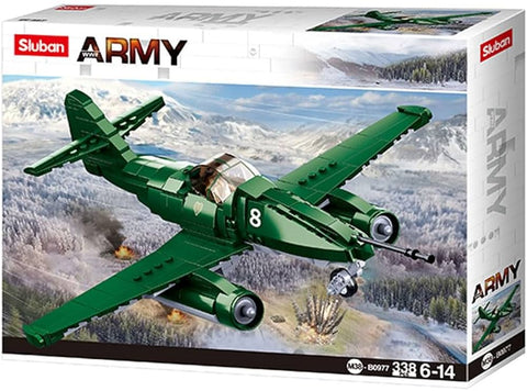 ARMY(Battle of Budapest)-ME-262 Fighter Aircraft 338pcs--سلوبان طائرة حربية  - 338 قطعة