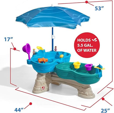 STEP2 SPILL & SPLASH SEAWAY WATER TABLE--الخطوة 2 انسكاب  & سبلاش سيواي ووتر تيبل