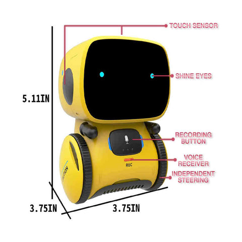 YODO AT- SMART ROBOT  YELLOW COLOR-- روبوت ذكي باللون الأصفر