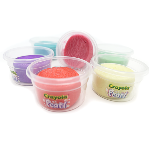 Crayola Pearl Dough 12pk x 1oz--عجينة كرايولا بيرل 12 قطعة × 1 أونصة