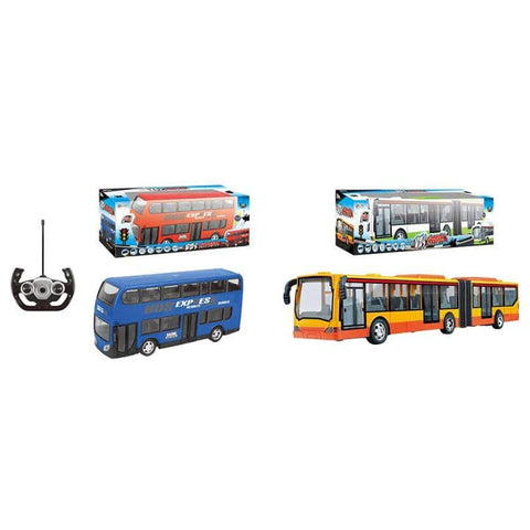 KIDZ. RC BUS EXPRESS WITH LIGHTS BPC--كيدز برو حافلة إكسبريس مع أضواء - أخضر