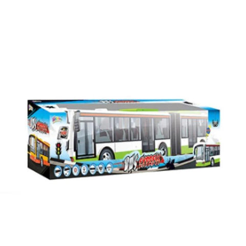 KIDZ. RC BUS EXPRESS WITH LIGHTS BPC--كيدز برو حافلة إكسبريس مع أضواء - أخضر