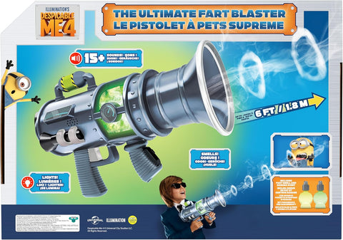 DESPICABLE ME4 ULTRA FART BLASTER--مينيون جهاز تفجير 14 بوصة من ديسبيكابل مي 4 التيميت فارت بلاستر لايتس اند اس اف اكس