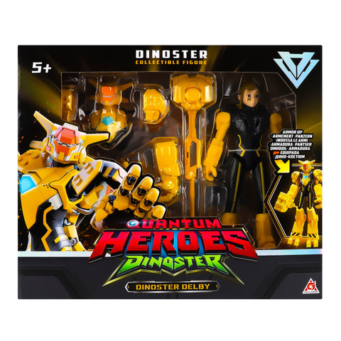 Dinoster 7.8'' Armored Action Figure - Delby--دينوستر - مجسم مدرع  7.8 انش -ديلبي