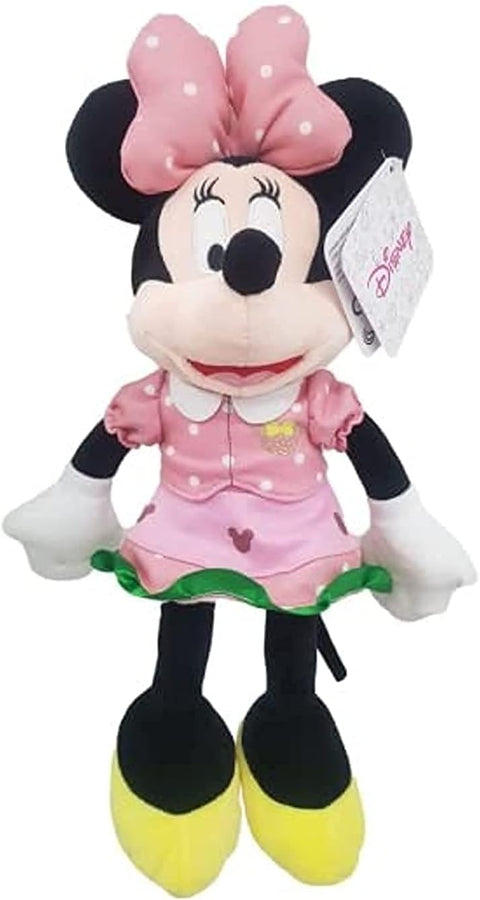 Disney Plush Minnie Mouse Love Strawberries Collection 18-Inches--دمية على شكل شخصية ميني ماوس من مجموعة لوف ستروبريز من ديزني بلاش، بمقاس 18 انش