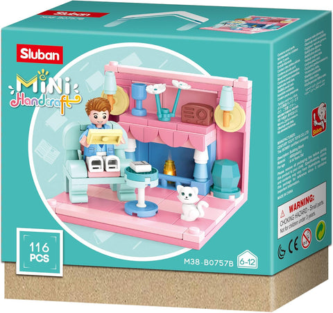 Sluban Mini Handcraft Building Blocks (6 Boxes) -- سلوبان مكعبات بناء صغيرة مصنوعة يدويًا (6 صناديق)