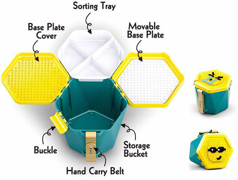 SLUBAN BLOCK BUCKET-BOY RANGE -- سلوبان قطع تركيب صندوق ألعاب مشكلة 334 قطعة