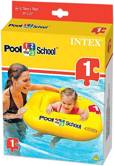 Intex Deluxe Baby Float, Yellow--عوامة اطفال ديلوكس من انتكس، باللون الاصفر