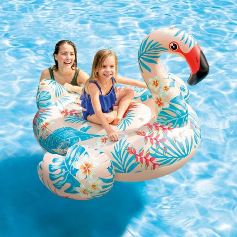 INTEX TROPICAL FLAMINGO RIDE-ON--عوامة ركوب الفلامينغو الاستوائية من انتكس