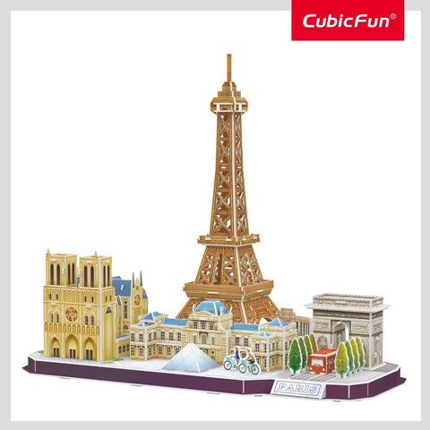 3-D Puzzles Paris City --لعبة لغز مدينة باريس ثلاثية الابعاد 114