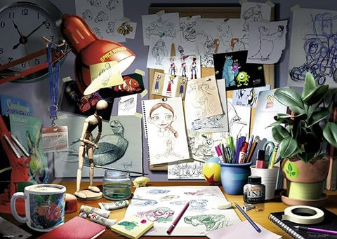 Ravensburger Disney Pixar:  The Artist's Desk--رافنسبرجر ديزني بيكسار: مكتب الفنان