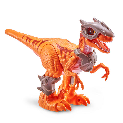 ZURU ROBO ALIVE Dino Wars -SERIES 1 Raptor Toy with Epic Armor, Dino Blaster -- لعبة رابتور مع درع ملحمي، مسدس الديناصورات