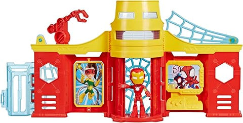 Marvel Spidey and His Amazing Friends Stark Tower Playset--مجموعة برج ستارك