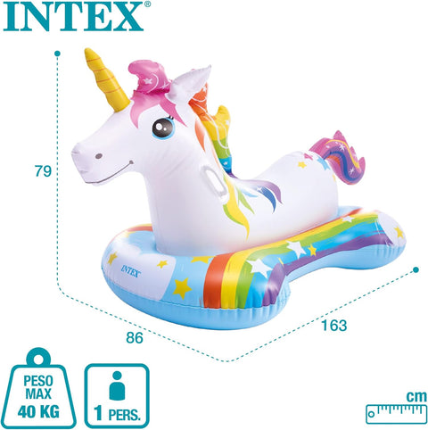 INTEX UNICORN RIDE-ON--انتيكس لعبة ركوب يونيكورن