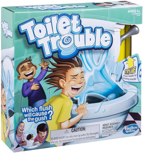 HASBRO TOILET TROUBLE--لعبة تواليت ترابل شد 3