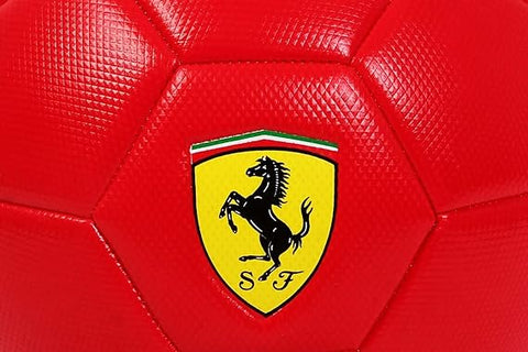 FERRARI #3 MACHINE SEWING SOCCER BALL--كرة قدم فيراري أحمر - 5 بوصة