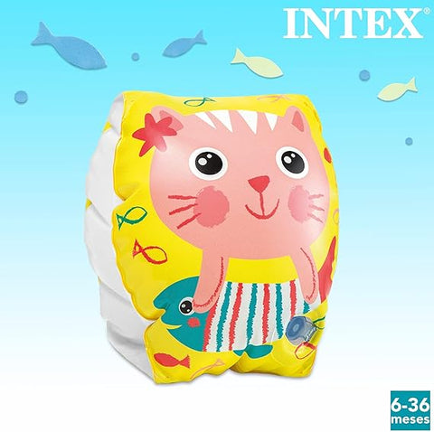 INTEX HAPPY KITTEN ARM BANDS--إنتكس أحزمة ذراع هابي كيتن