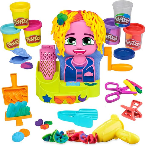 Play-Doh Hair Stylin' Salon--لعبة لعب الطين مصممة لتصفيف الشعر