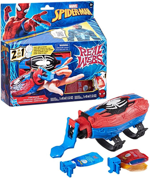 Marvel Spider-Man Real Webs Ultimate Web Blaster--بندقية الشبكة النهائية من سبايدرمان