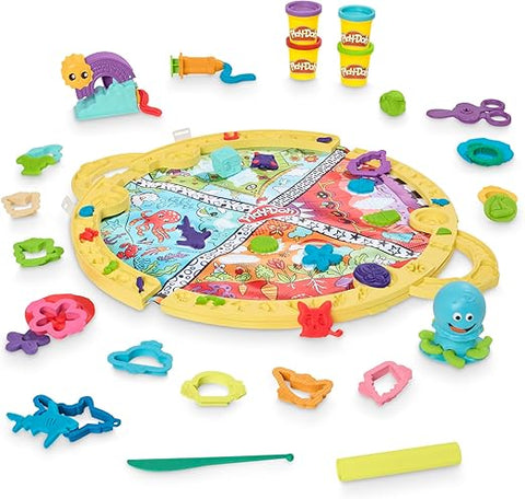 Play-Doh Starters Fold and Go Playmat--طقم بساط قابل للطي والبدء