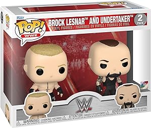 Pop! WWE: Lesnar and Undertaker 2pk--البوب دبليو دبليو اي ليسنر وأندرتيكر 2