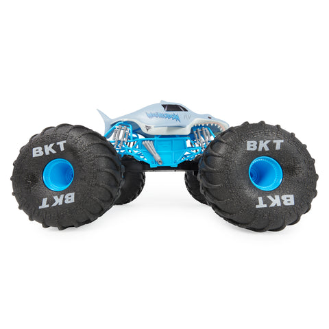 Monster Jam, Official Mega Megalodon All-Terrain Remote Control Monster Truck, 1:6 Scale--سيارة ميغالودون الرسمية بجهاز تحكم عن بعد لجميع التضاريس مقياس 1:6