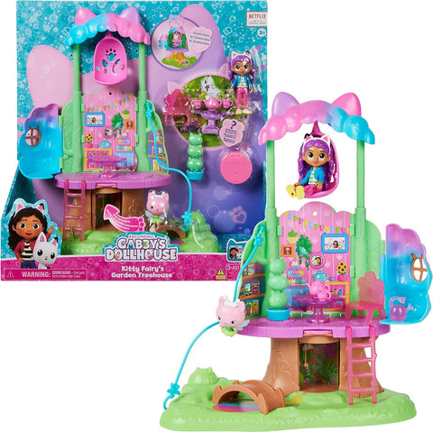 Gabby’s Dollhouse, Transforming Garden Treehouse Playset --مجموعه العاب الحديقة من غابيز دولهاوس