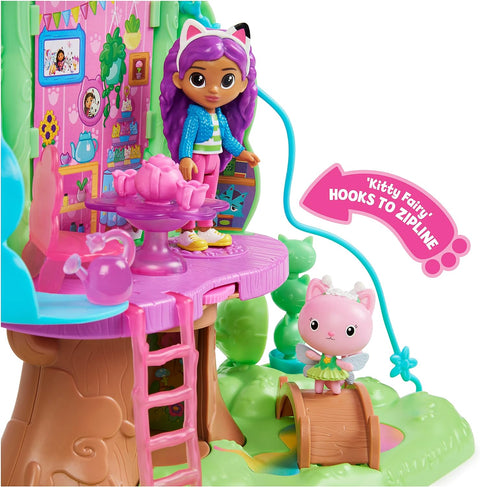 Gabby’s Dollhouse, Transforming Garden Treehouse Playset --مجموعه العاب الحديقة من غابيز دولهاوس