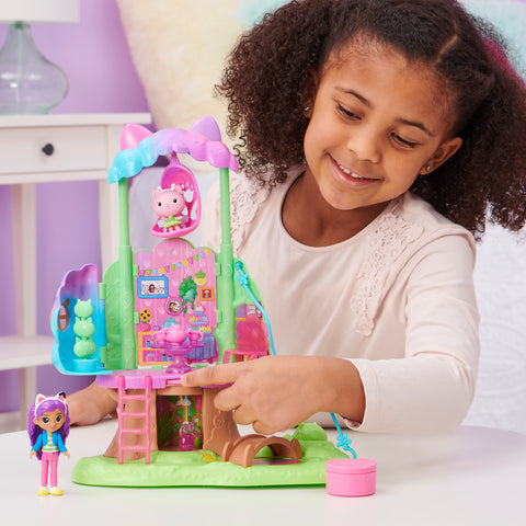 Gabby’s Dollhouse, Transforming Garden Treehouse Playset --مجموعه العاب الحديقة من غابيز دولهاوس