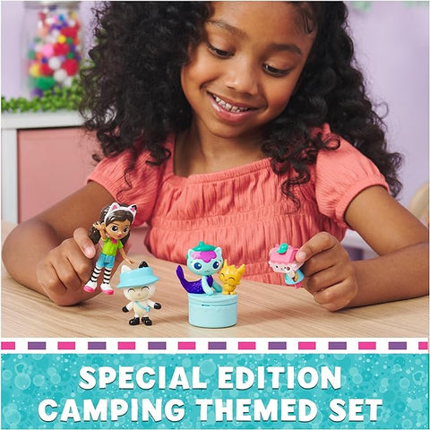 Gabby’s Dollhouse-Friends Figures Pack-Camping --مجموعة مجسمات التخييم من غابيز دولهاوس فريندز