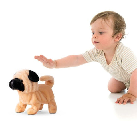 Pugs At Play Walking Pug 16.5-CM--لعبة الجرو المتحرك من باجز ات بلاي، مقاس 16.5 سم