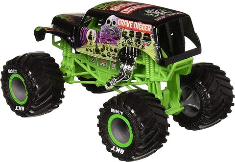 Monster Jam 1:24 Diecast Vehicle Grave Digger #2--لعبة حفار قبور سيارة مصبوبة بمقياس 1:24 من مونستر جام #2