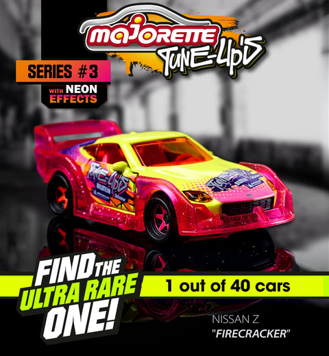 Majorette Tune Up's 3 20Surprises with neon effect--ماجوريت - مجموعة 20 مفاجأة نيون