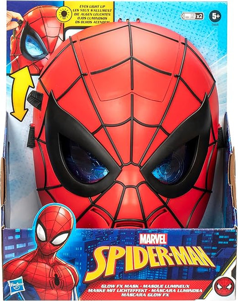 Marvel Spider-Man Glow FX Mask--قناع سبايدرمان بإضاءة