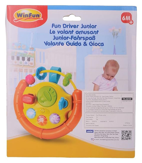 Winfun - Fun Driver Junior--لعبة عجلة القيادة الموسيقية المسلية للاطفال