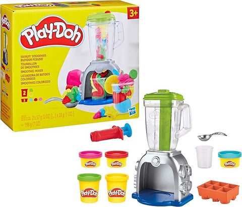 Play-Doh Swirlin' Smoothies Blender Playset--طقم خلاط عصائر دوامة من عجينة اللعب