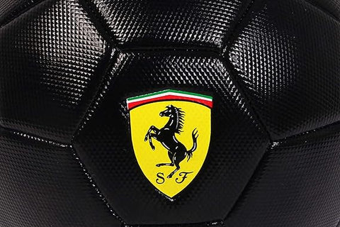 FERRARI #5 MACHINE SEWING SOCCER BALL--كرة قدم فيراري أسود - 5 بوصة