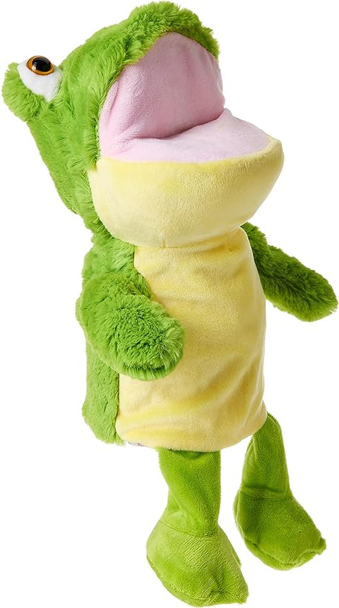 PUGS AT PLAY PUPPET FROG 14 BATTERY OPERATED--الصلصال في اللعب دمية الضفدع 14 ب/س