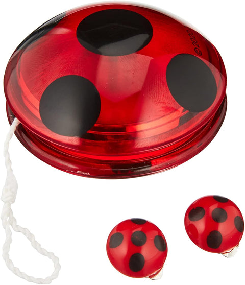 RUBIES Miraculous Ladybug Yo-Yo and Earring Accessory Set SIZE (NS)--اكسسورات روبيز التنكرية اقراط للبنات