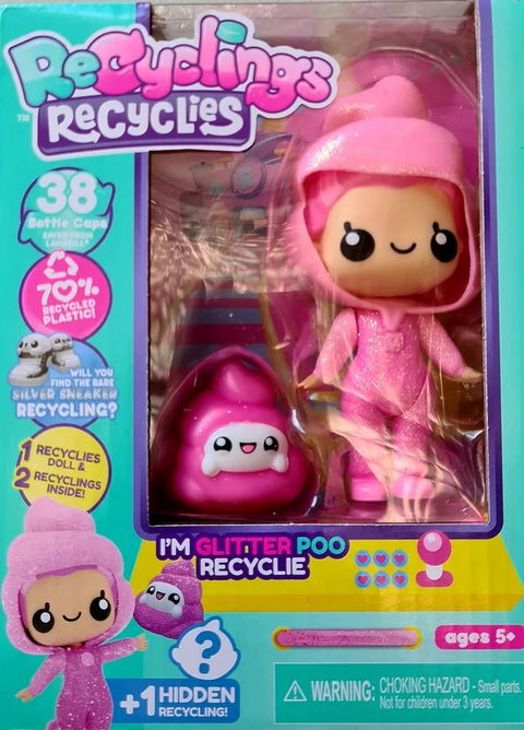 Recyclies Doll Pack Assorted--دميه اعادة التدوير  6 الوان