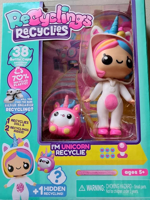 Recyclies Doll Pack Assorted--دميه اعادة التدوير  6 الوان