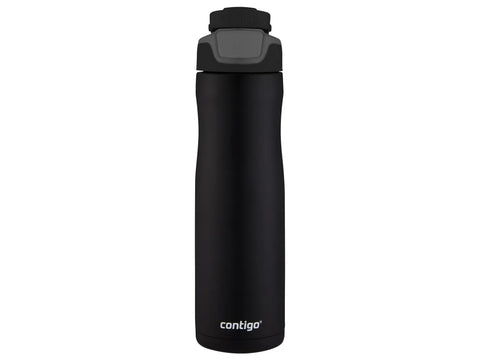 Contigo Autoseal Chill - Vacuum Insulate-Black--زجاجة شرب باردة ذاتية الغلق من كونتيجو بلون اسود