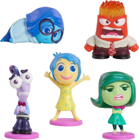 SLUGTERRA Just Play Inside Out 2 Feels Figures Set, Kids Toys for Ages 3 Up--مجموعة مجسمات محسوسة من فيلم «انسايد اوت 2»، ألعاب للأطفال من 3 سنوات فما فوق