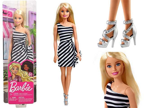 BARBIE DOLLS GLAM FASHIONS--دمى باربي، ألعاب أطفال، فساتين قصيرة لامعة معدنية، أزياء باربي الرائعة، ملابس وإكسسوارات عصرية، هدايا للأطفال