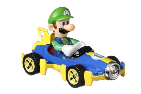 Hot Wheels  Mario Kart  Collection of 1:64 Scale Die-Cast Replica Vehicles, Toy Collectibles ASST--مجموعة هوت ويلز ماريو كارت من مركبات طبق الأصل مصبوبة بمقياس 1:64، ومقتنيات الألعاب