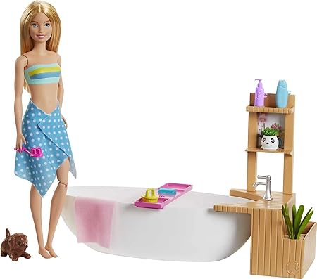 Barbie Bathtub Playset--مجموعة لعب حوض الاستحمام باربي