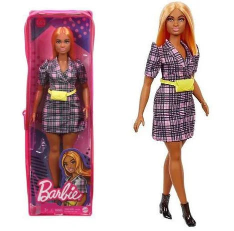 BARBIE FASHIONISTAS DOLLS FBR37 --دمى باربي فاشونيستاس بملابس وإكسسوارات عصرية، وألعاب وهدايا للأطفال، وألوان شعر وبشرة متنوعة